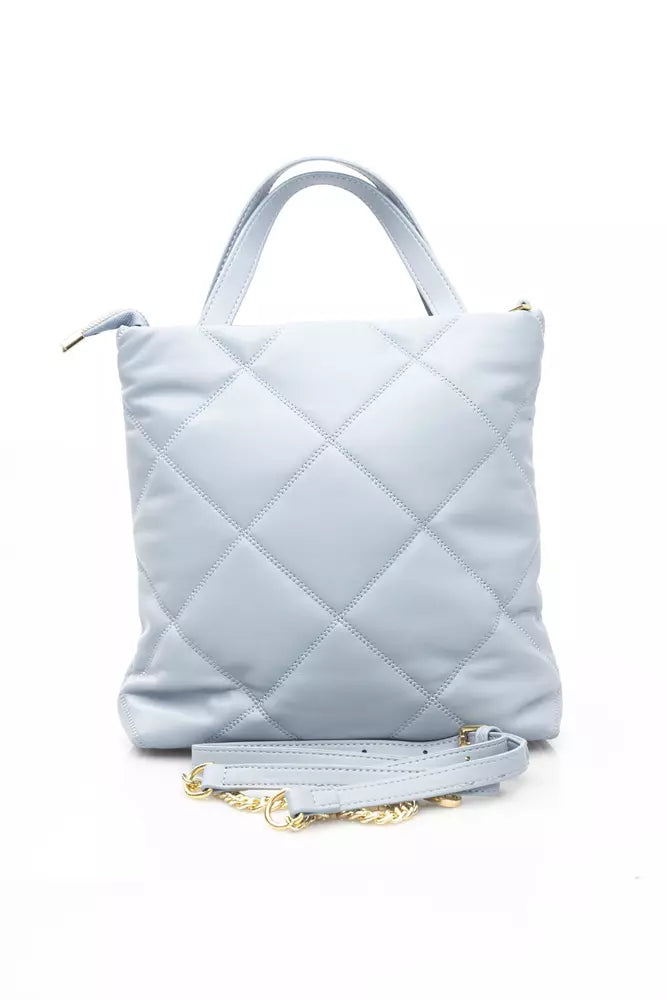 Baldinini Trend Light Blue Polyethylene Shoulder Bag - Luxe & Glitz