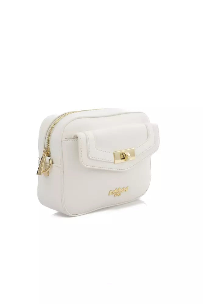 Baldinini Trend White Polyethylene Shoulder Bag - Luxe & Glitz