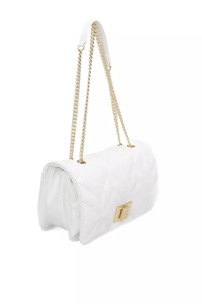 Baldinini Trend White Polyethylene Shoulder Bag - Luxe & Glitz