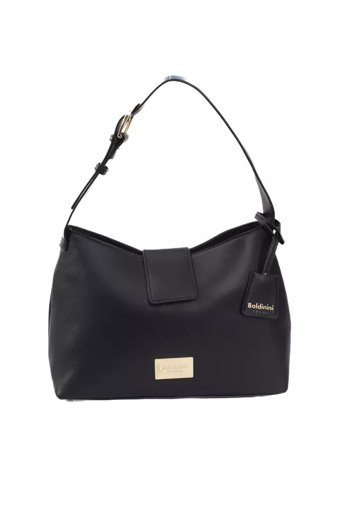 Baldinini Trend Black Polyuretane Handbag - Luxe & Glitz