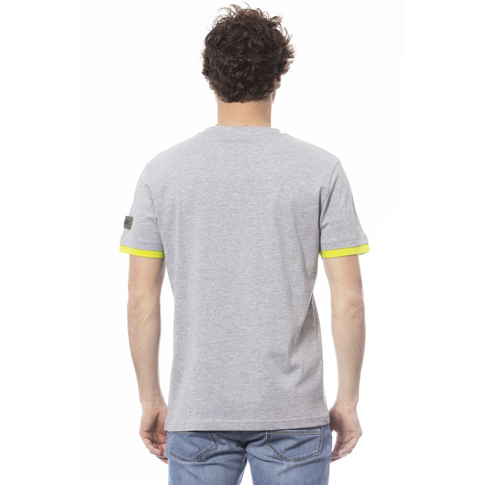 Invicta Gray Cotton T-Shirt Invicta