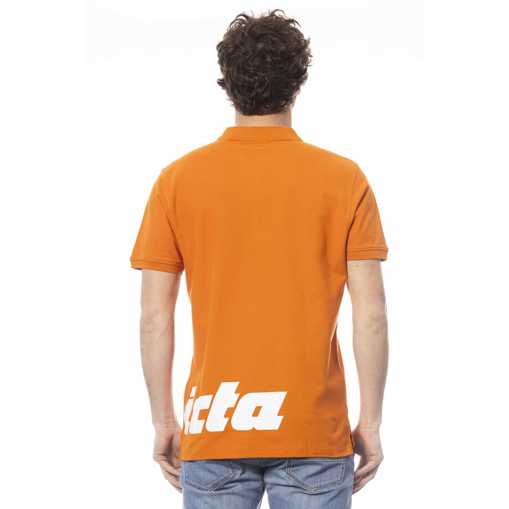 Invicta Orange Cotton Polo Shirt Invicta