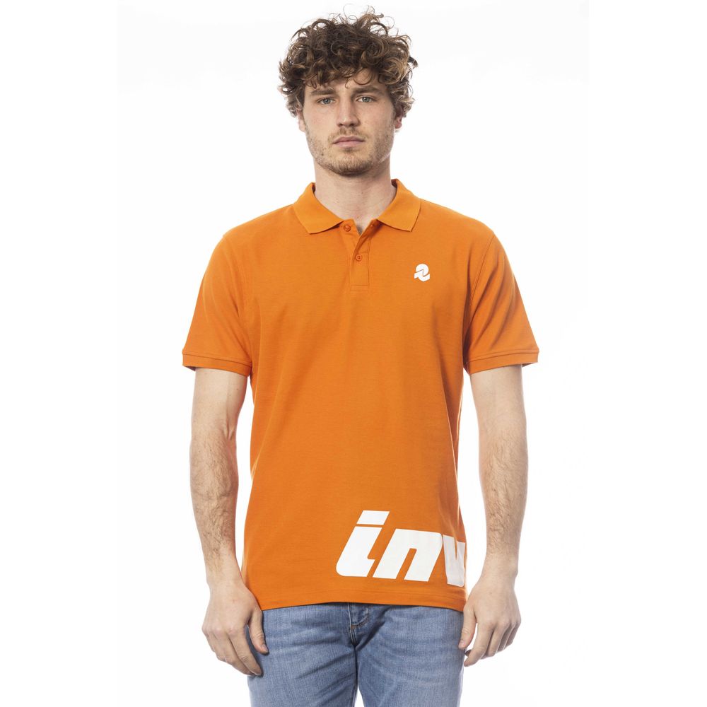 Invicta Orange Cotton Polo Shirt Invicta