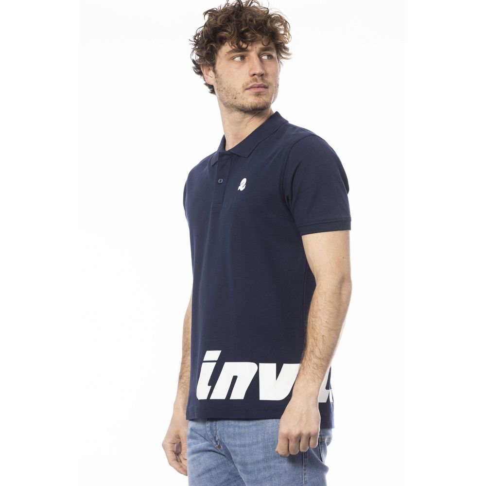 Invicta Blue Cotton Polo Shirt Invicta