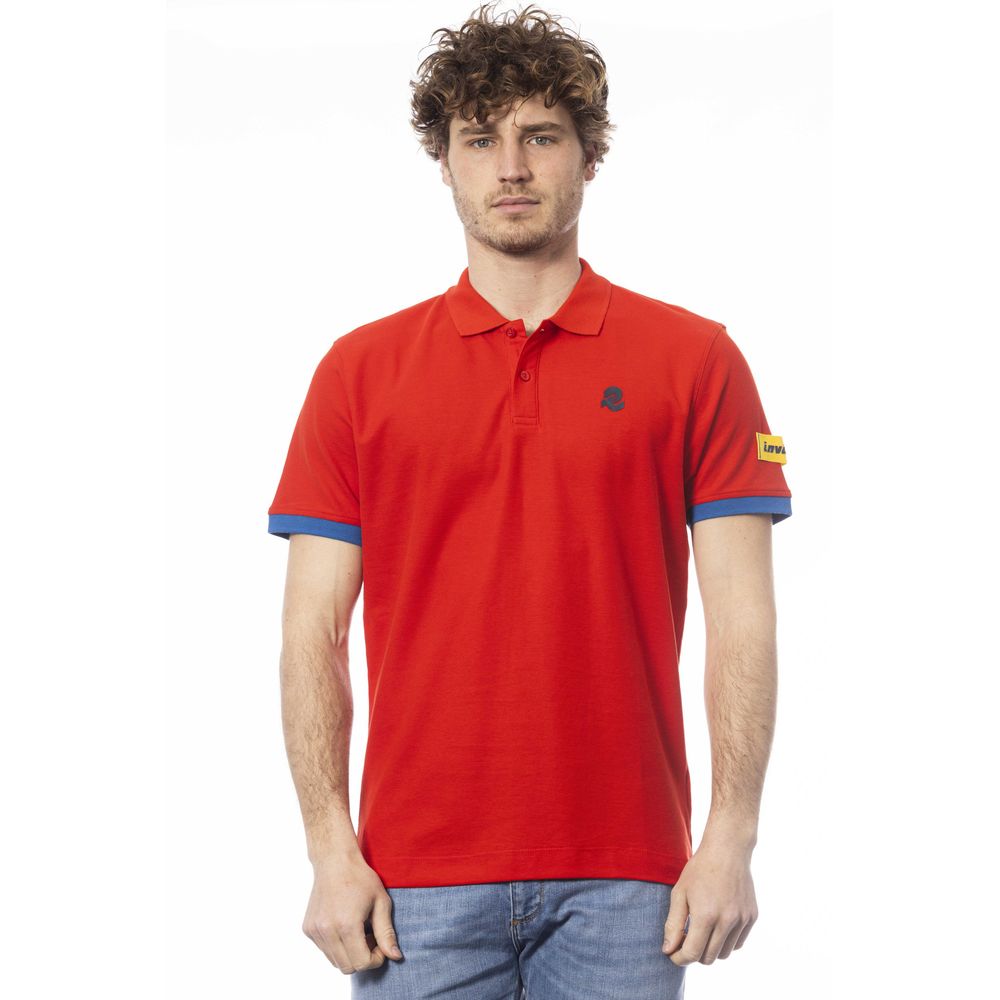 Invicta Red Cotton Polo Shirt Invicta