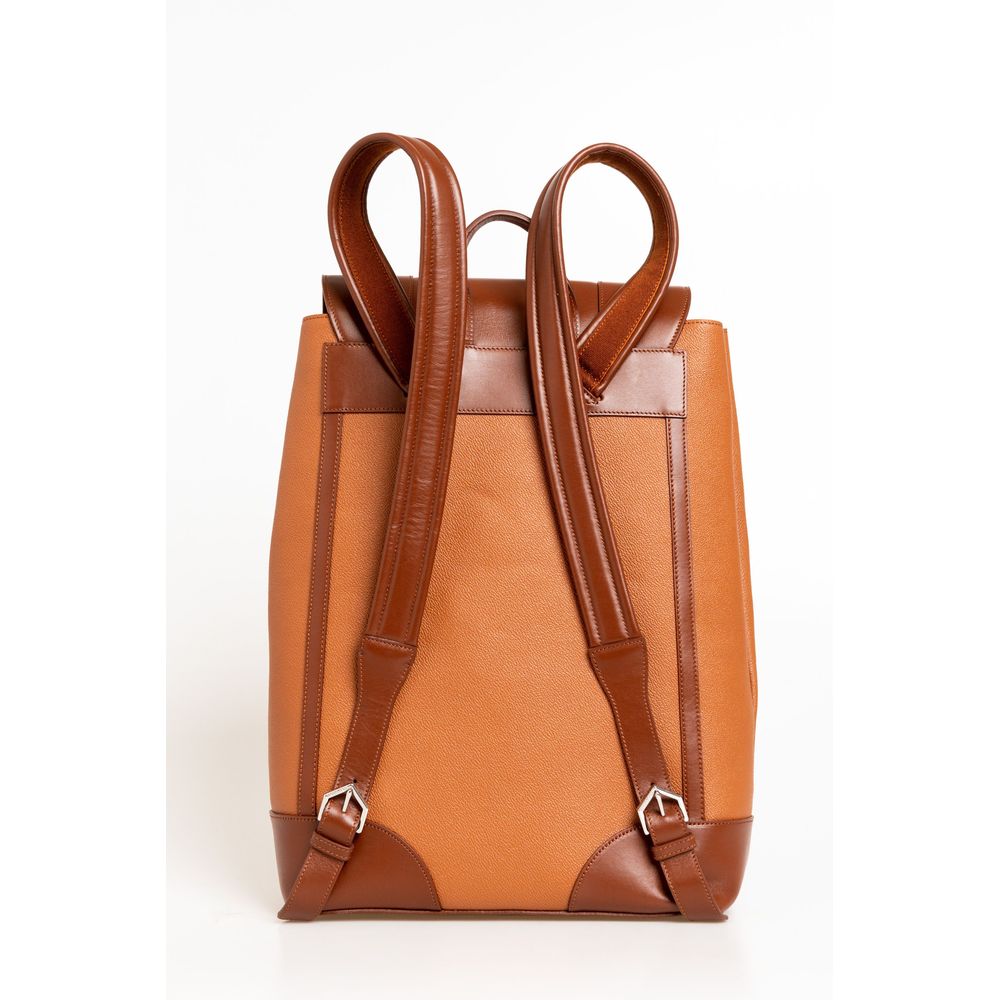 Trussardi Brown Leather Backpack Trussardi