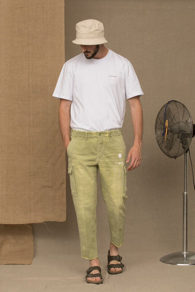 Don The Fuller Green Cotton Jeans & Pant Don The Fuller
