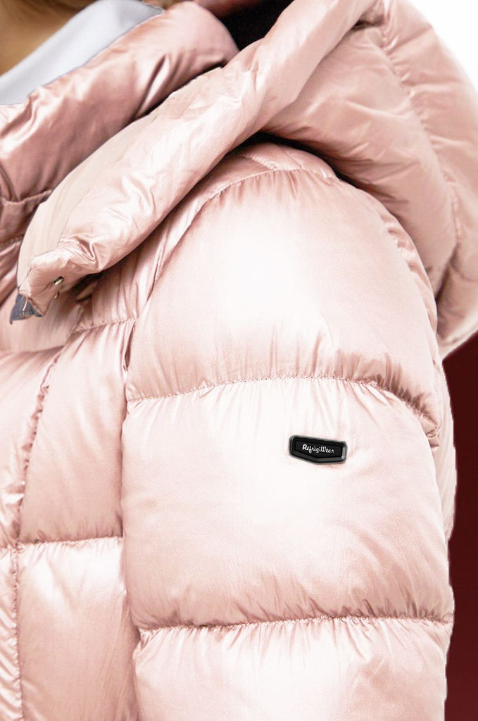 Refrigiwear Pink Nylon Jackets & Coat Refrigiwear