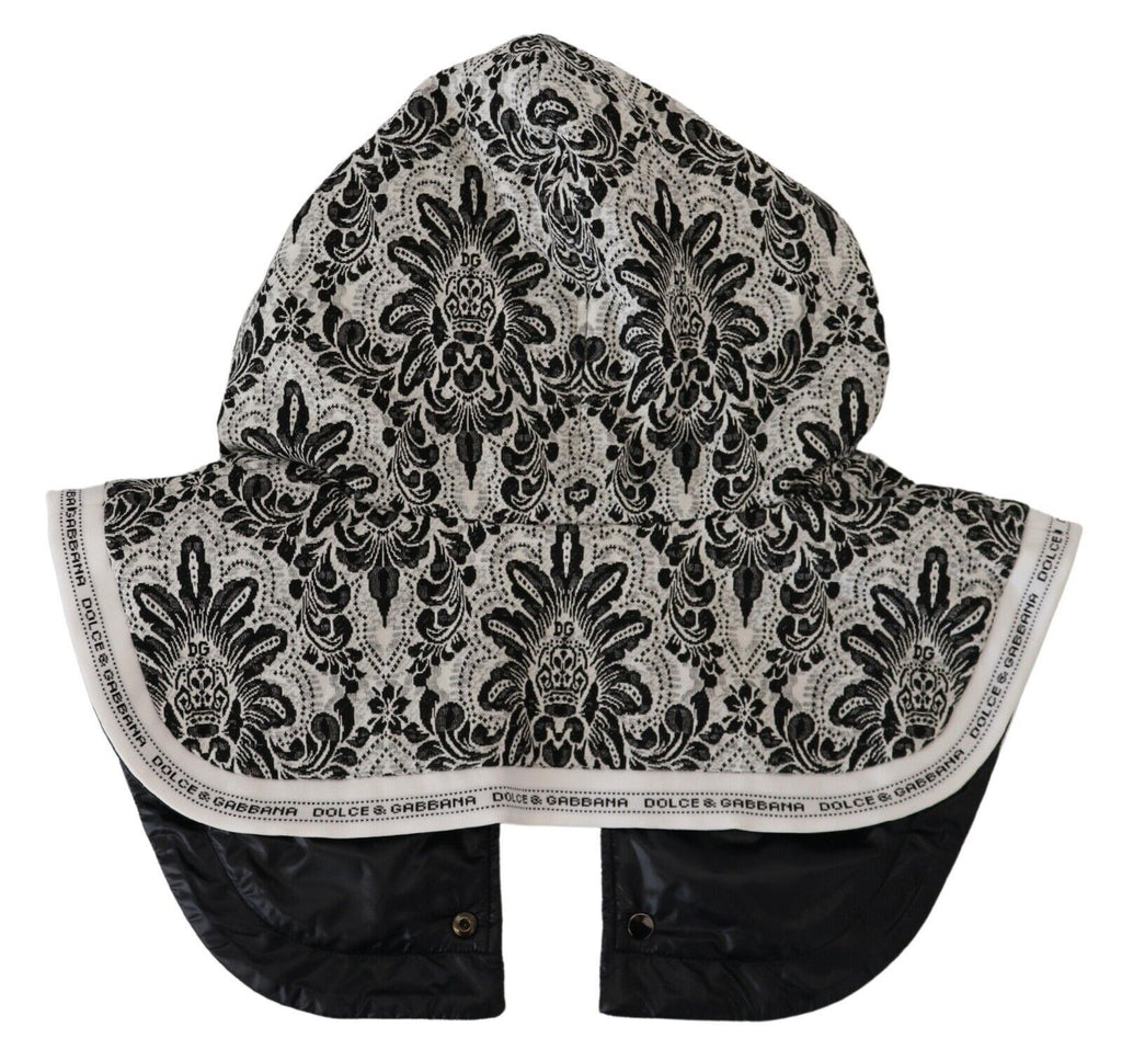 Dolce & Gabbana White Floral Whole Head Wrap One Size Cotton Hat - Luxe & Glitz