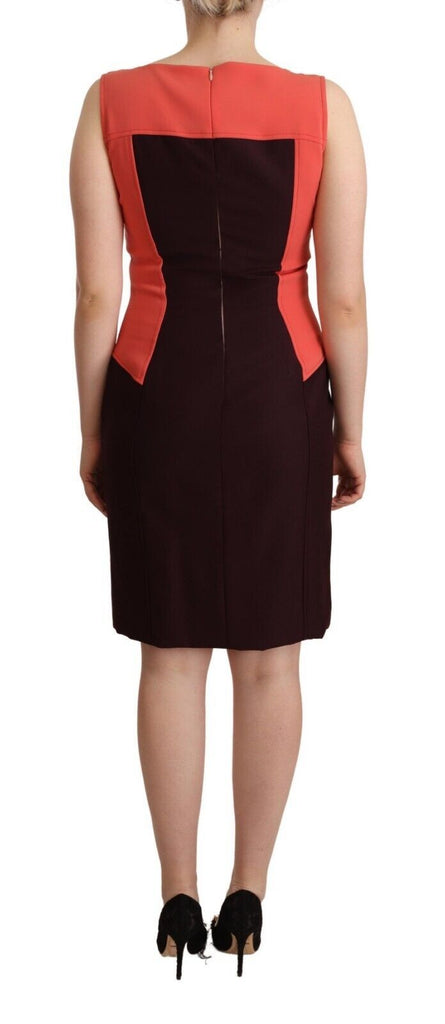 CO|TE Multicolor Polyester Sleeveless Sheath Knee Length Dress CO|TE