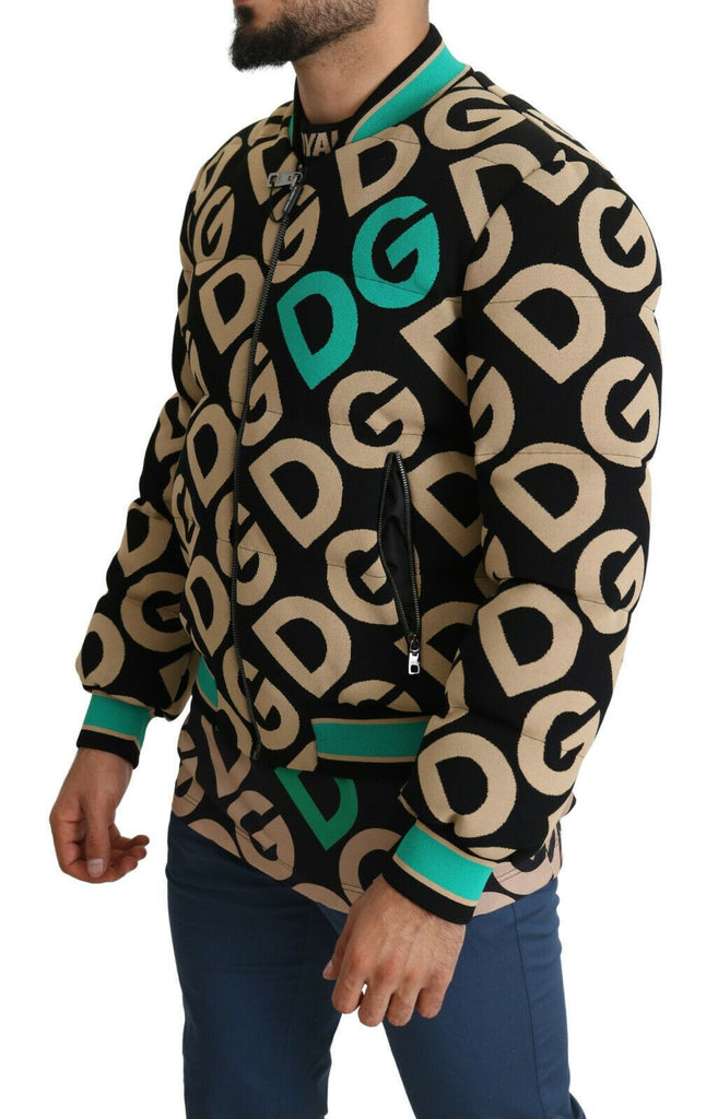 Dolce & Gabbana Multicolor DGMILLENNIALS Logo Print Jacket Dolce & Gabbana
