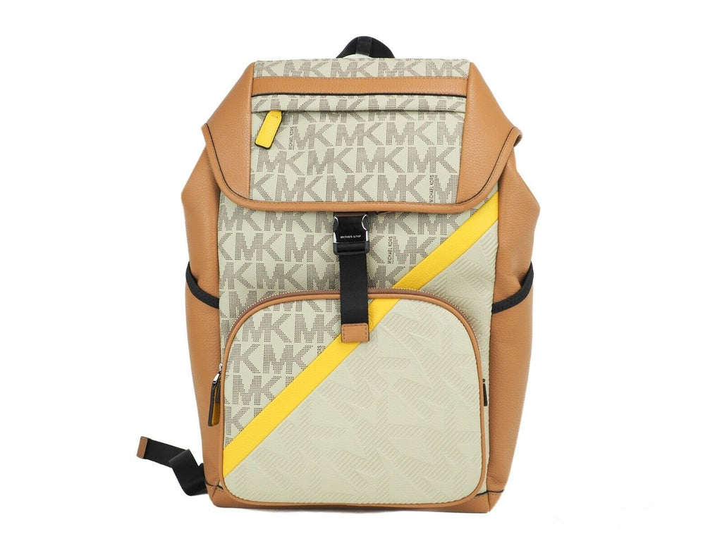 Michael Kors Signature Cooper Sport Flap Chino Large Backpack Bookbag Bag Michael Kors