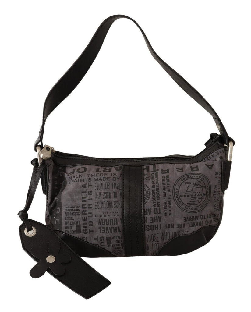 WAYFARER Gray Printed Handbag Shoulder Purse Fabric Bag - Luxe & Glitz
