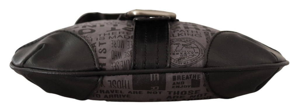 WAYFARER Gray Printed Logo Shoulder Crossbody Purse Bag - Luxe & Glitz