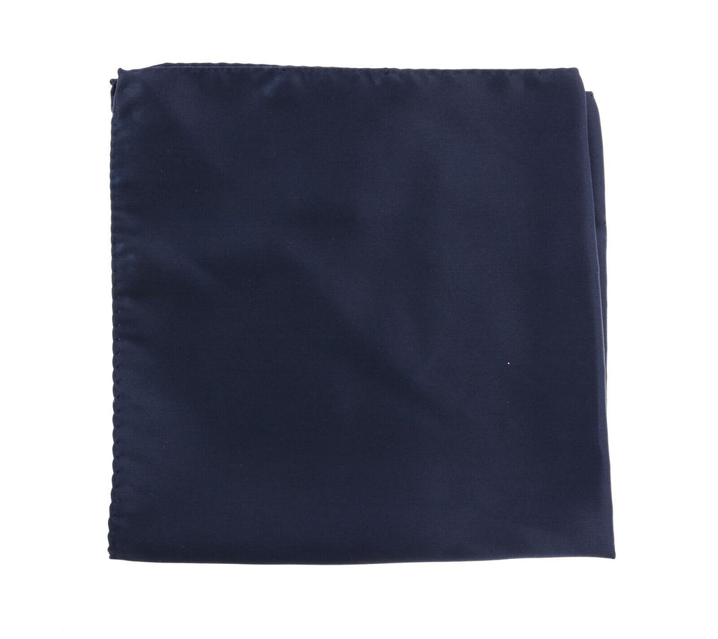 Dolce & Gabbana Blue 100% Silk Square Men Handkerchief Scarf - Luxe & Glitz