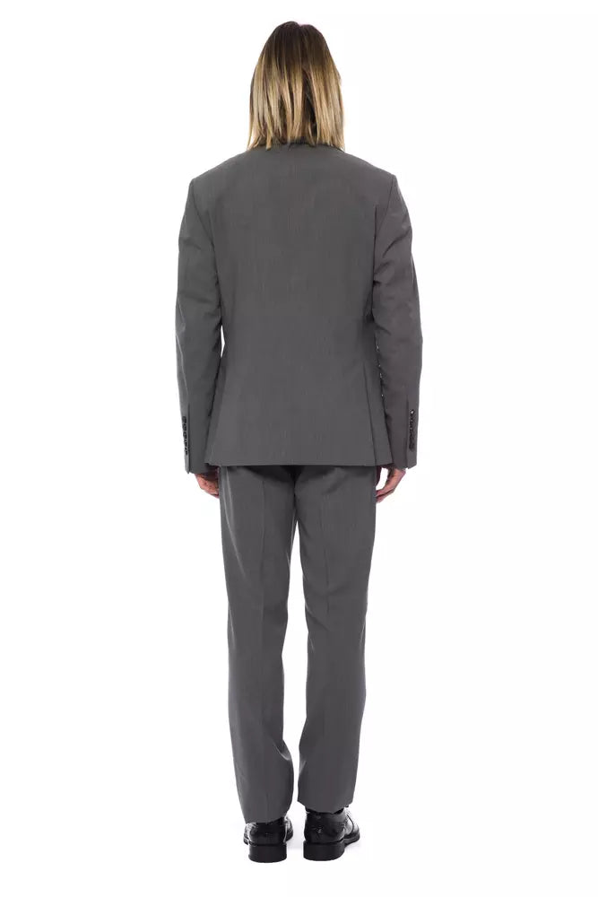 Billionaire Italian Couture Gray Wool Suit - Luxe & Glitz