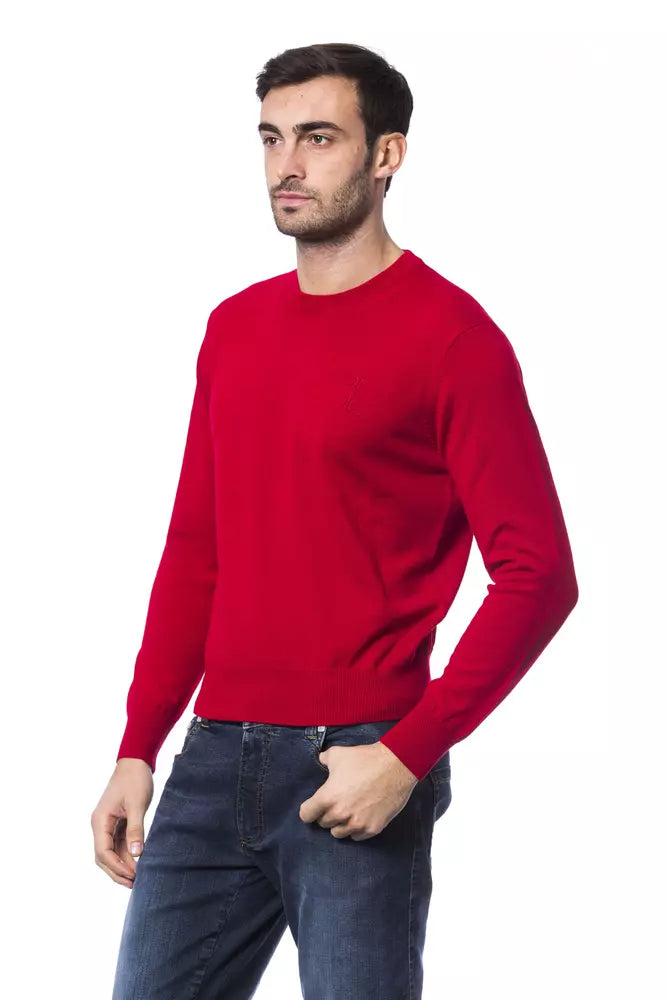 Billionaire Italian Couture Red Merino Wool Sweater - Luxe & Glitz