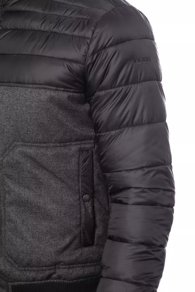 Verri Gray Polyester Jacket - Luxe & Glitz