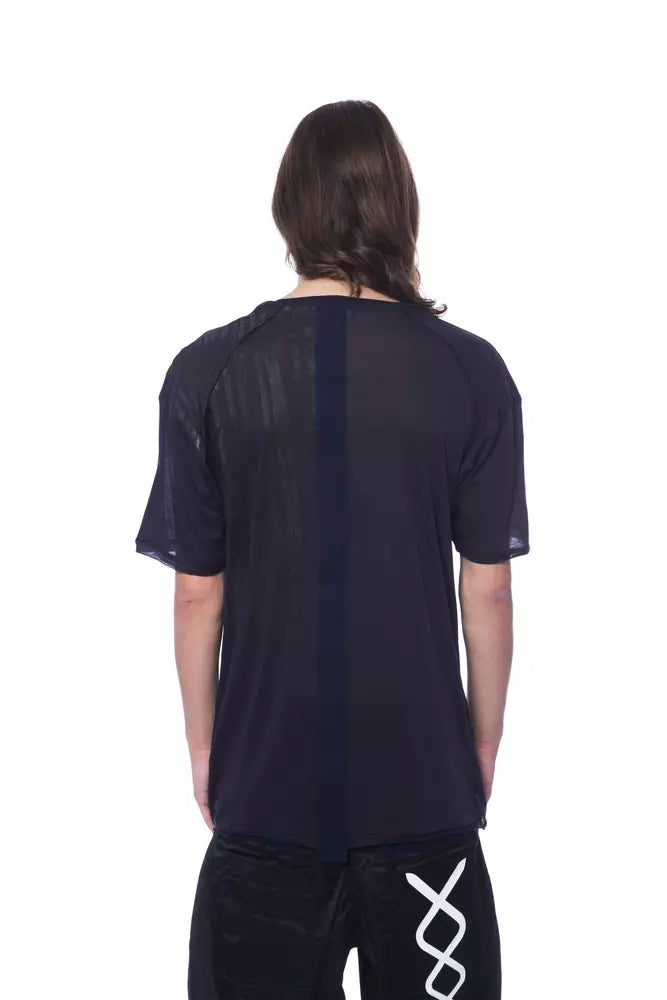 Nicolo Tonetto Blue Cotton T-Shirt - Luxe & Glitz