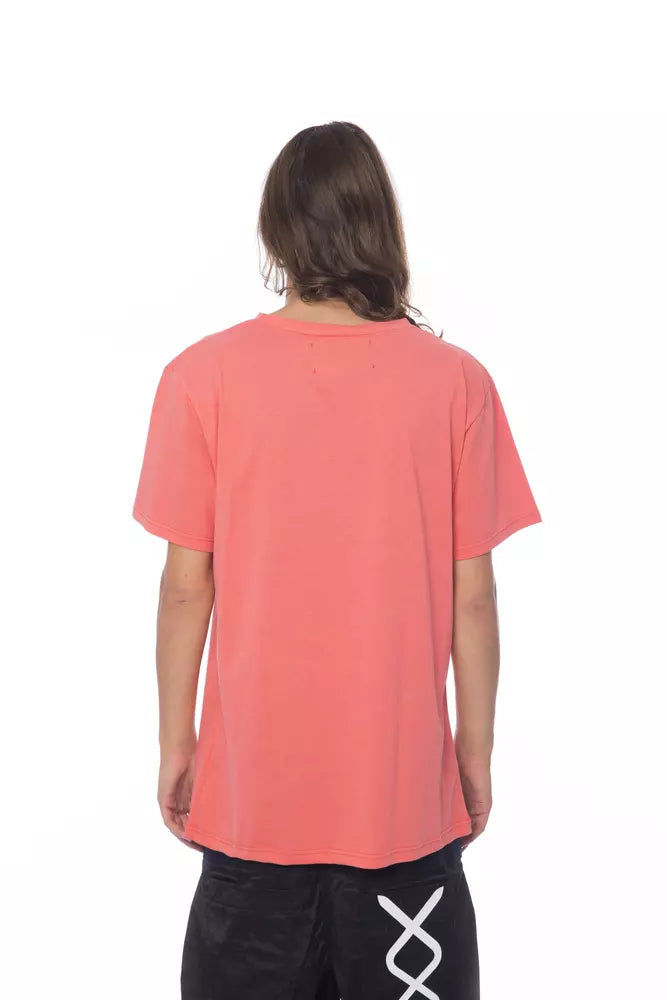 Nicolo Tonetto Pink Cotton T-Shirt - Luxe & Glitz