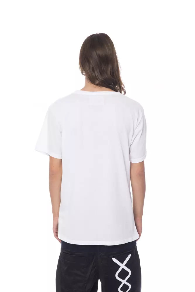 Nicolo Tonetto White Cotton T-Shirt - Luxe & Glitz