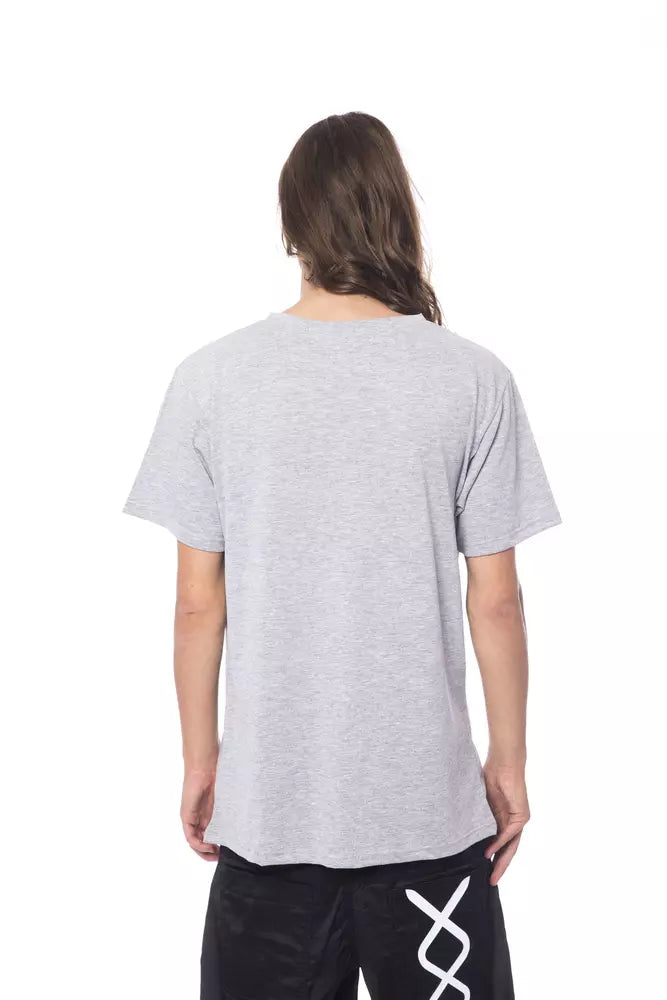 Nicolo Tonetto Gray Cotton T-Shirt - Luxe & Glitz