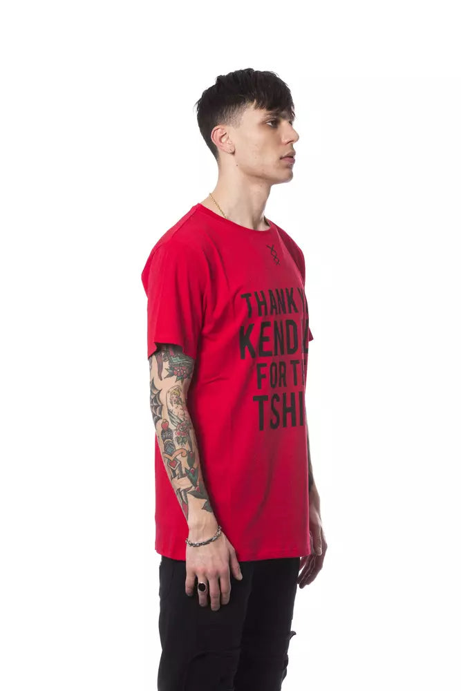 Nicolo Tonetto Red Cotton T-Shirt - Luxe & Glitz