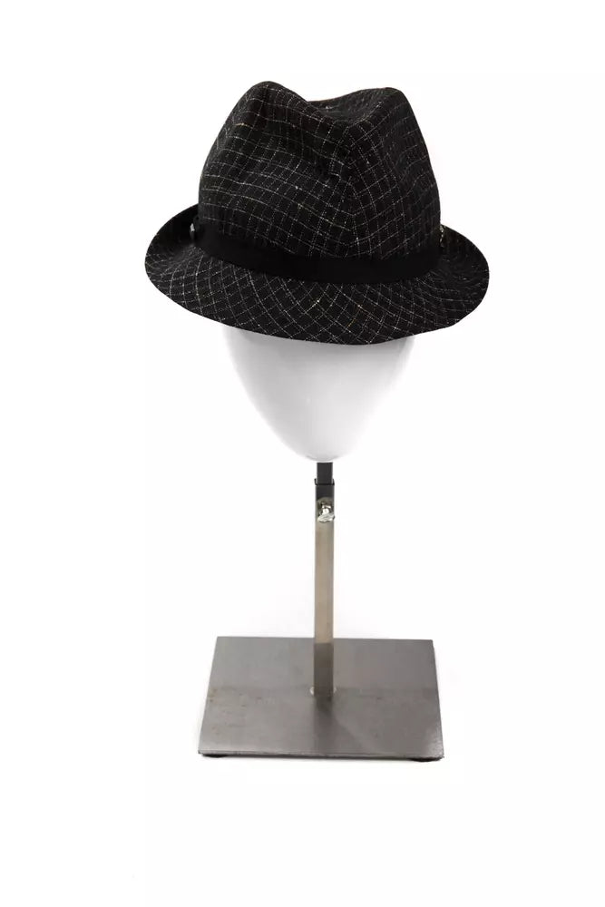 BYBLOS Black Virgin Wool Hat - Luxe & Glitz
