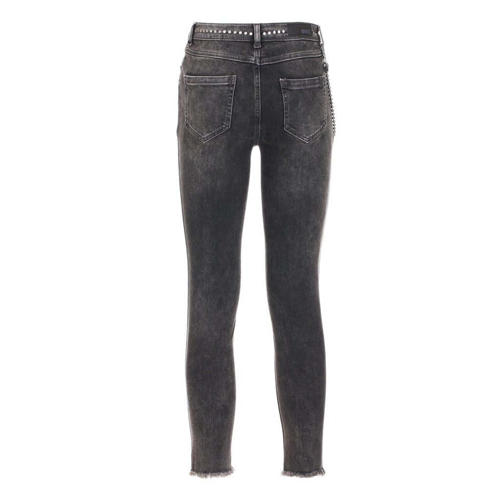 Imperfect Black Cotton Jeans & Pant Imperfect
