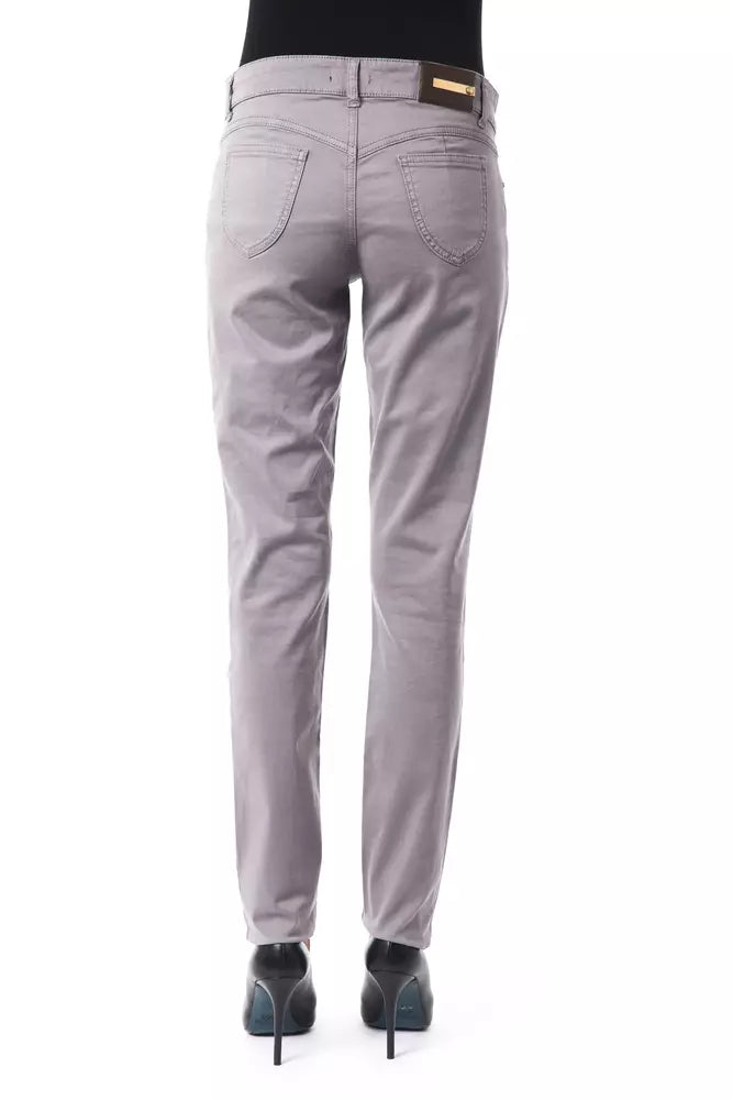 BYBLOS Gray Cotton Jeans & Pant BYBLOS