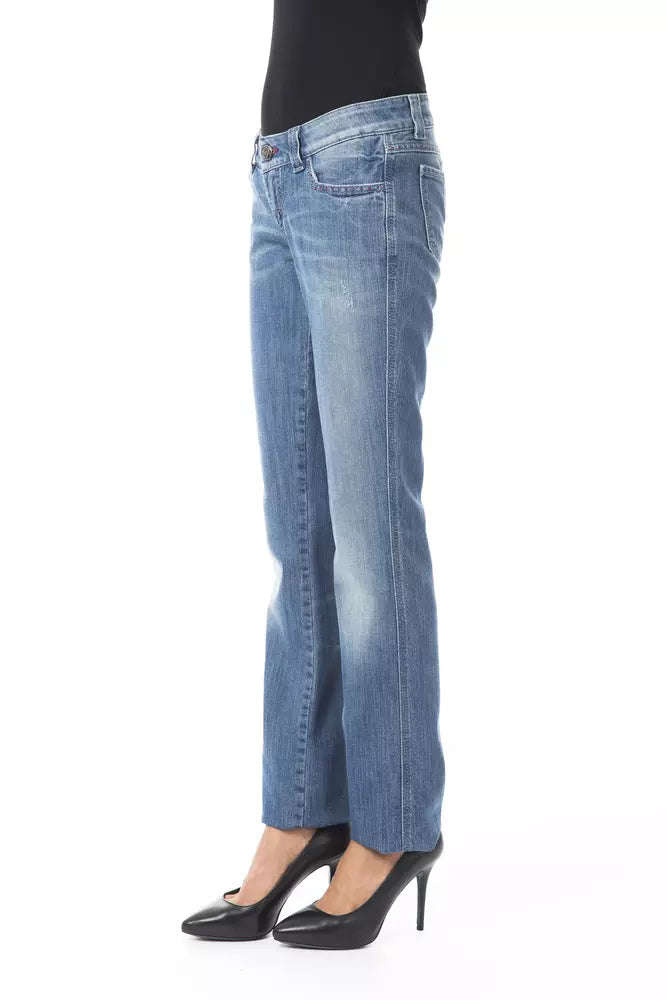 BYBLOS Blue Cotton Jeans & Pant BYBLOS