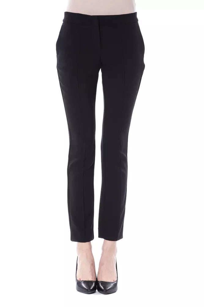 BYBLOS Black Polyester Jeans & Pant - Luxe & Glitz