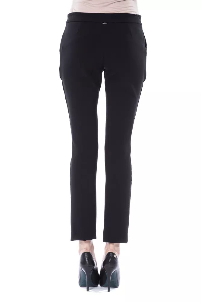 BYBLOS Black Acrylic Jeans & Pant - Luxe & Glitz