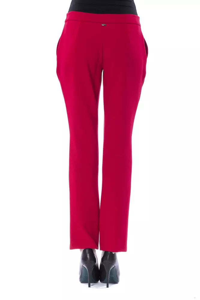 BYBLOS Fuchsia Polyester Jeans & Pant - Luxe & Glitz