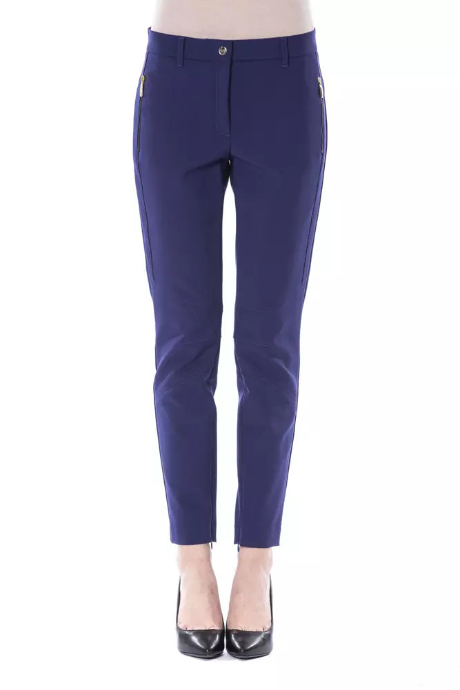 BYBLOS Blue Polyester Jeans & Pant - Luxe & Glitz