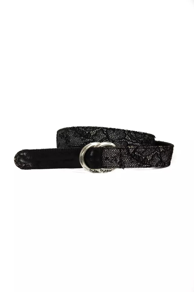 BYBLOS Black Wool Belt - Luxe & Glitz