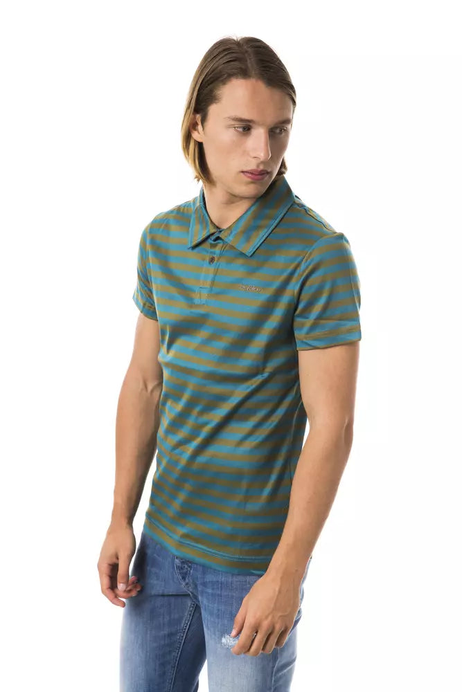 BYBLOS Green Cotton Polo Shirt - Luxe & Glitz