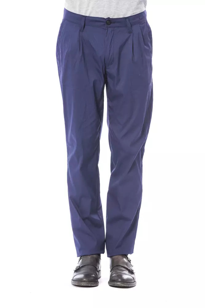 Verri Blue Cotton Jeans & Pant Verri