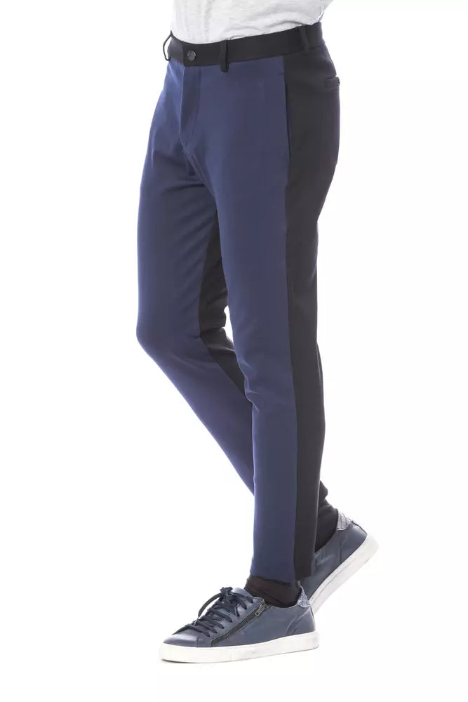 Verri Blue Viscose Jeans & Pant - Luxe & Glitz
