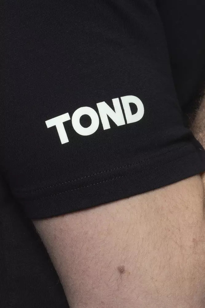 Tond Black Cotton T-Shirt Tond