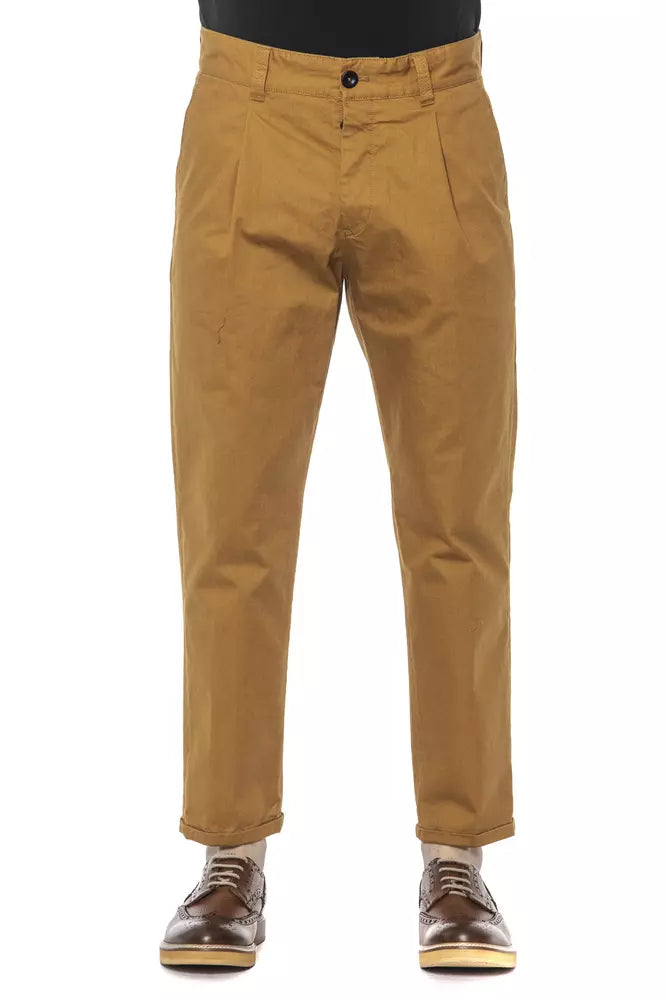 PT Torino Brown Cotton Jeans & Pant PT Torino