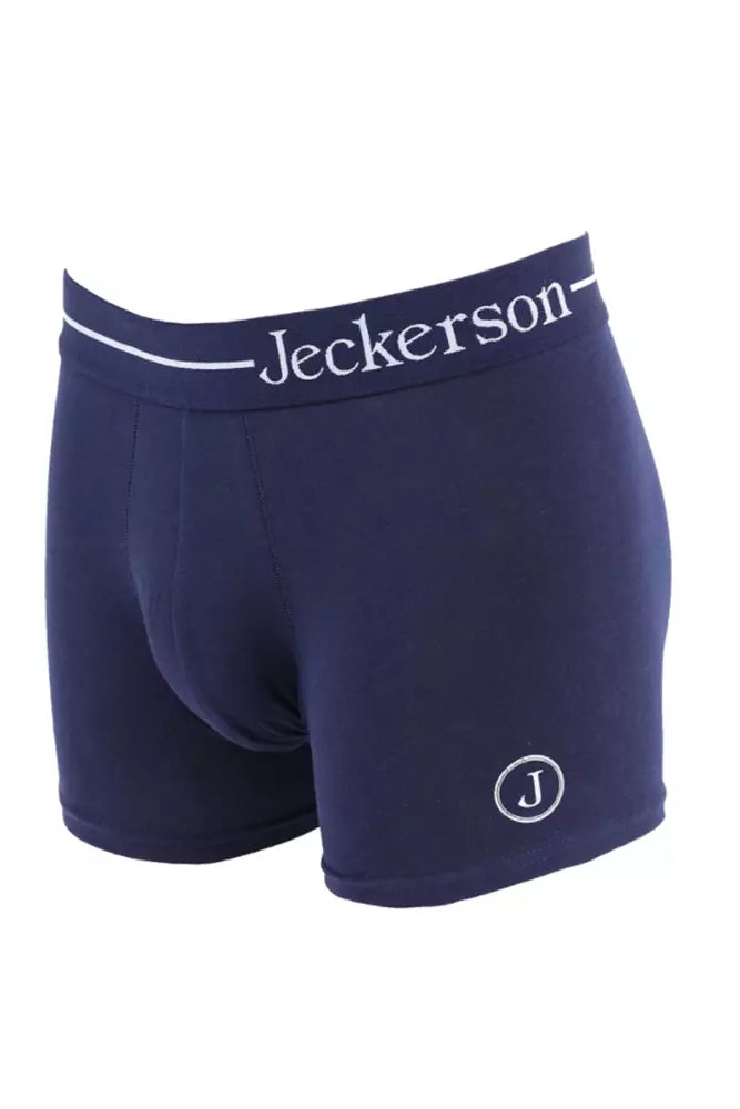 Jeckerson Blue Cotton Underwear Jeckerson