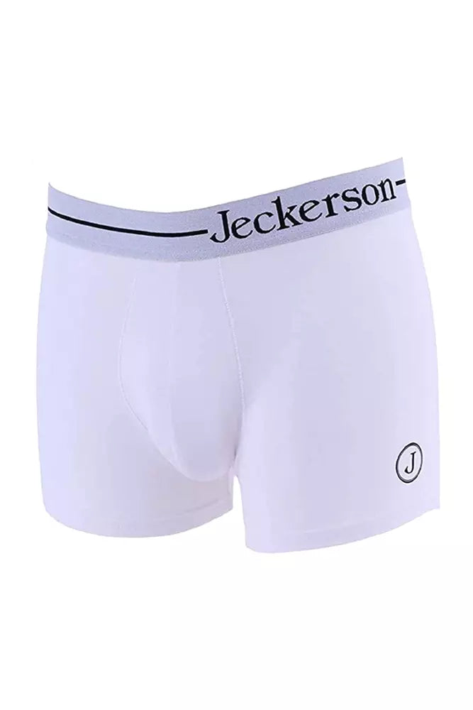 Jeckerson White Cotton Underwear Jeckerson