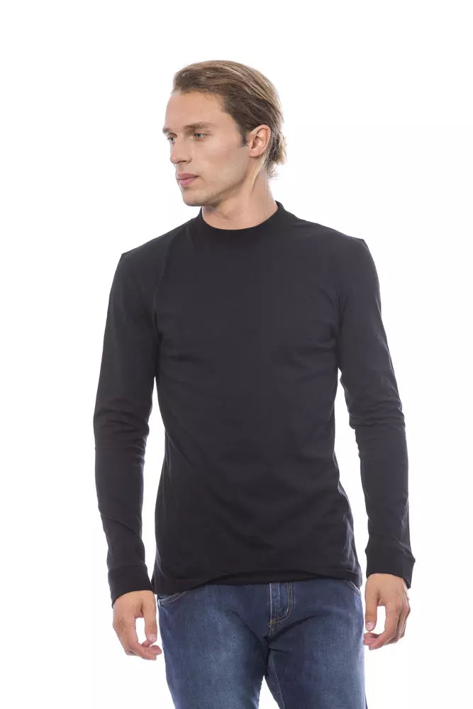 Verri Black Cotton Sweater - Luxe & Glitz