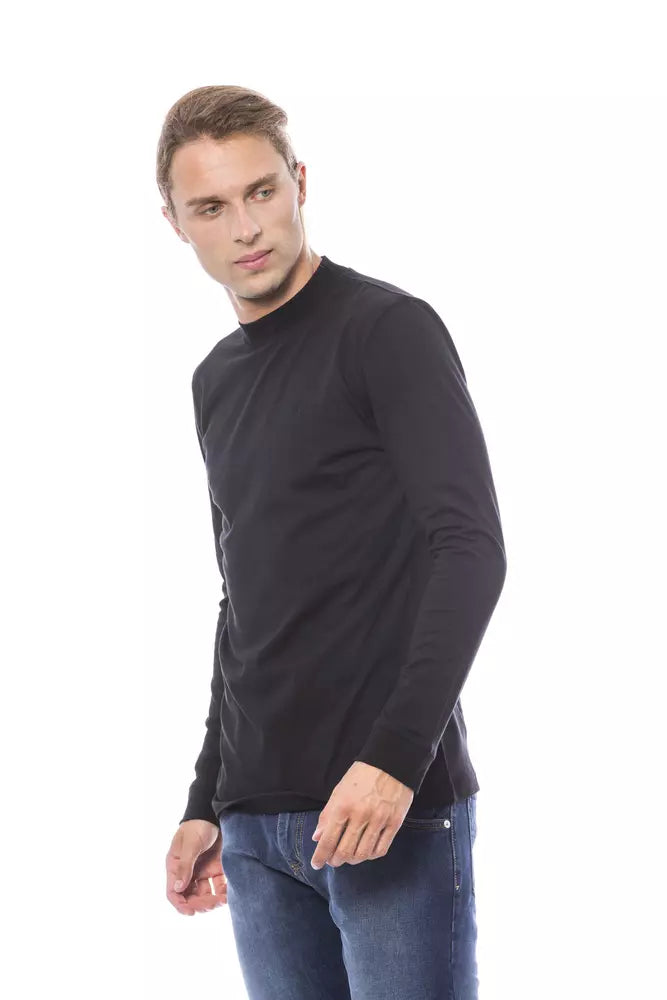 Verri Black Cotton Sweater - Luxe & Glitz