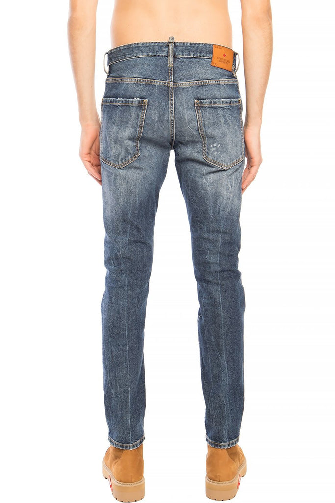 Dsquared² Blue Cotton Jeans & Pant - Luxe & Glitz