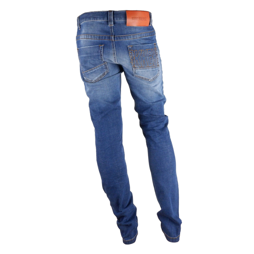 Bikkembergs Blue Cotton Jeans & Pant - Luxe & Glitz