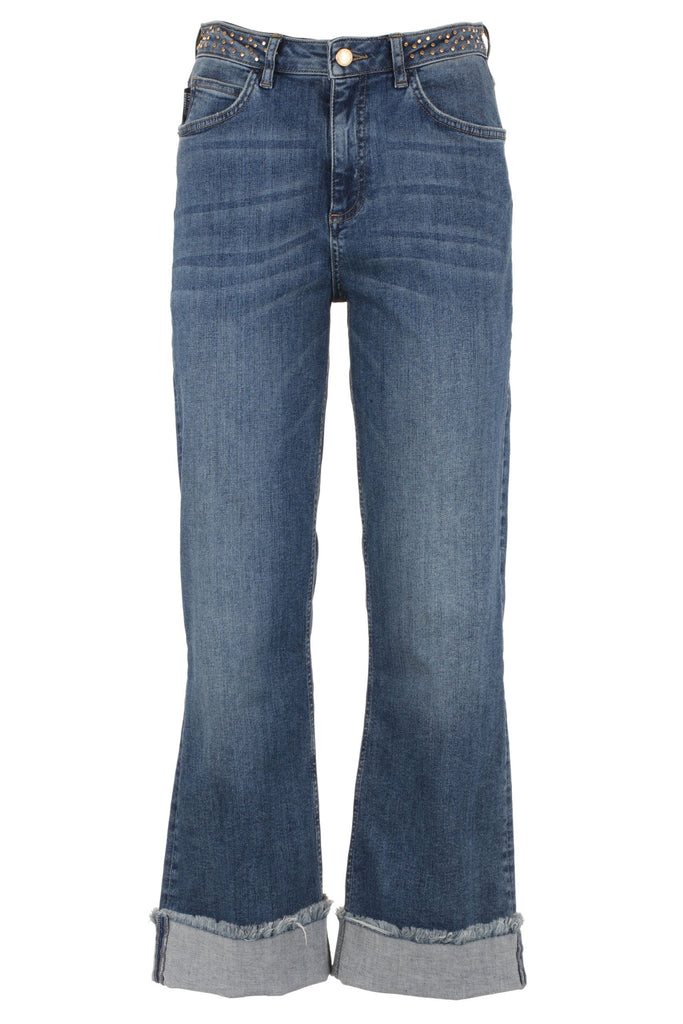 Imperfect Blue Cotton Jeans & Pant - Luxe & Glitz