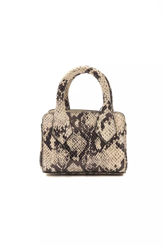 Pompei Donatella Gray Leather Handbag - Luxe & Glitz