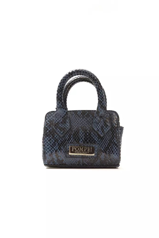 Pompei Donatella Blue Leather Handbag - Luxe & Glitz